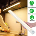 LED Motion Sensor Light Bar — USB-C Rechargeable, Wireless Under Cabinet Light